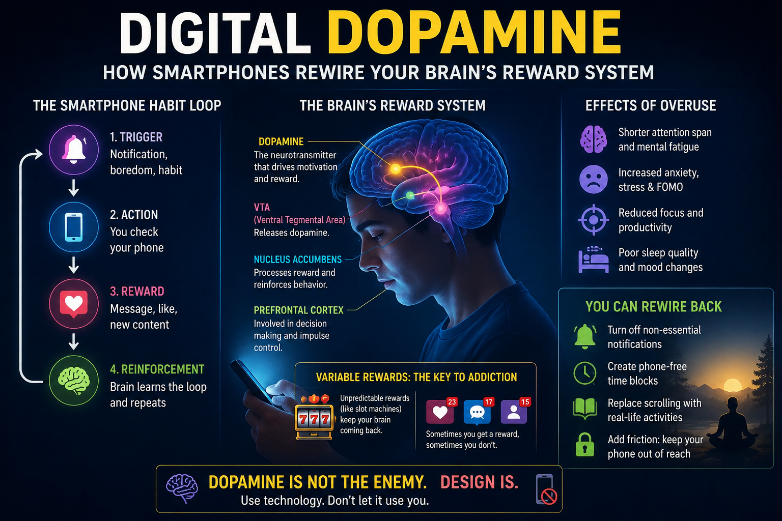 Digital Dopamine: How Smartphones Rewire Your Brain’s Reward System