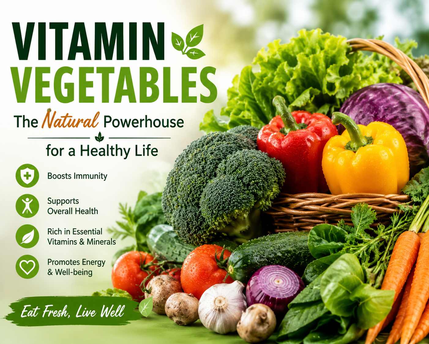 🥦 Vitamin Vegetables: The Natural Powerhouse for a Healthy Life
